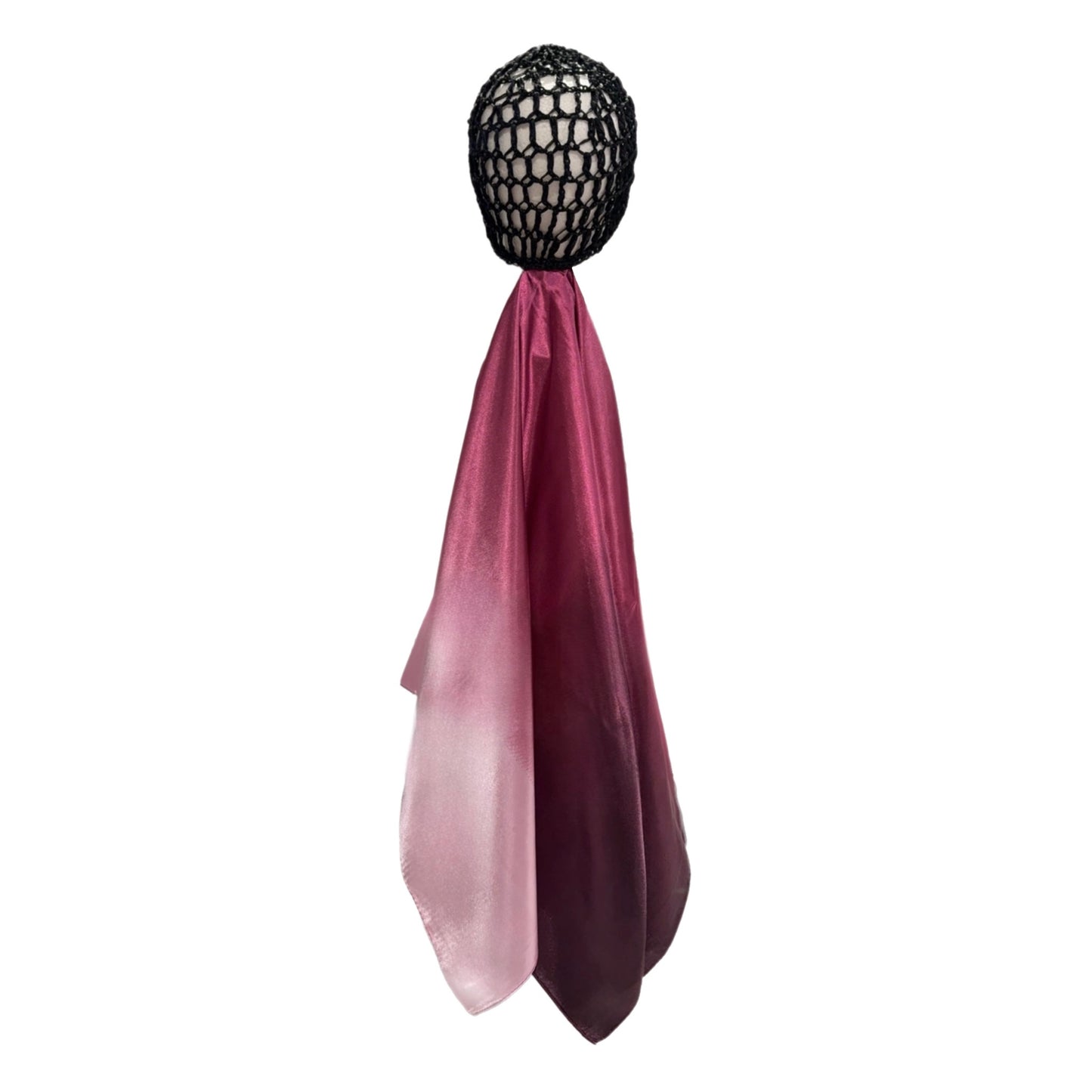 Claret Hair Net Scarf