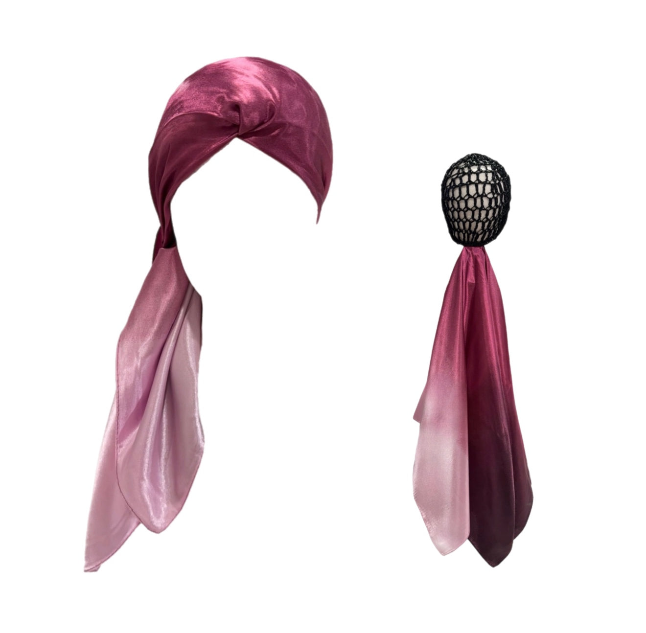 Claret Hair Net Scarf