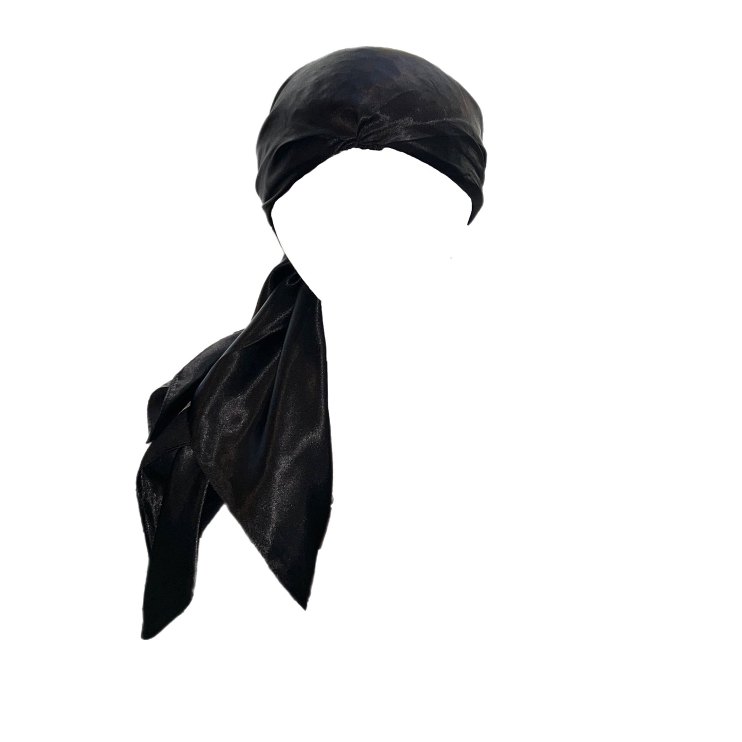 The Perfect Doobie Black Hair Net Scarf Button