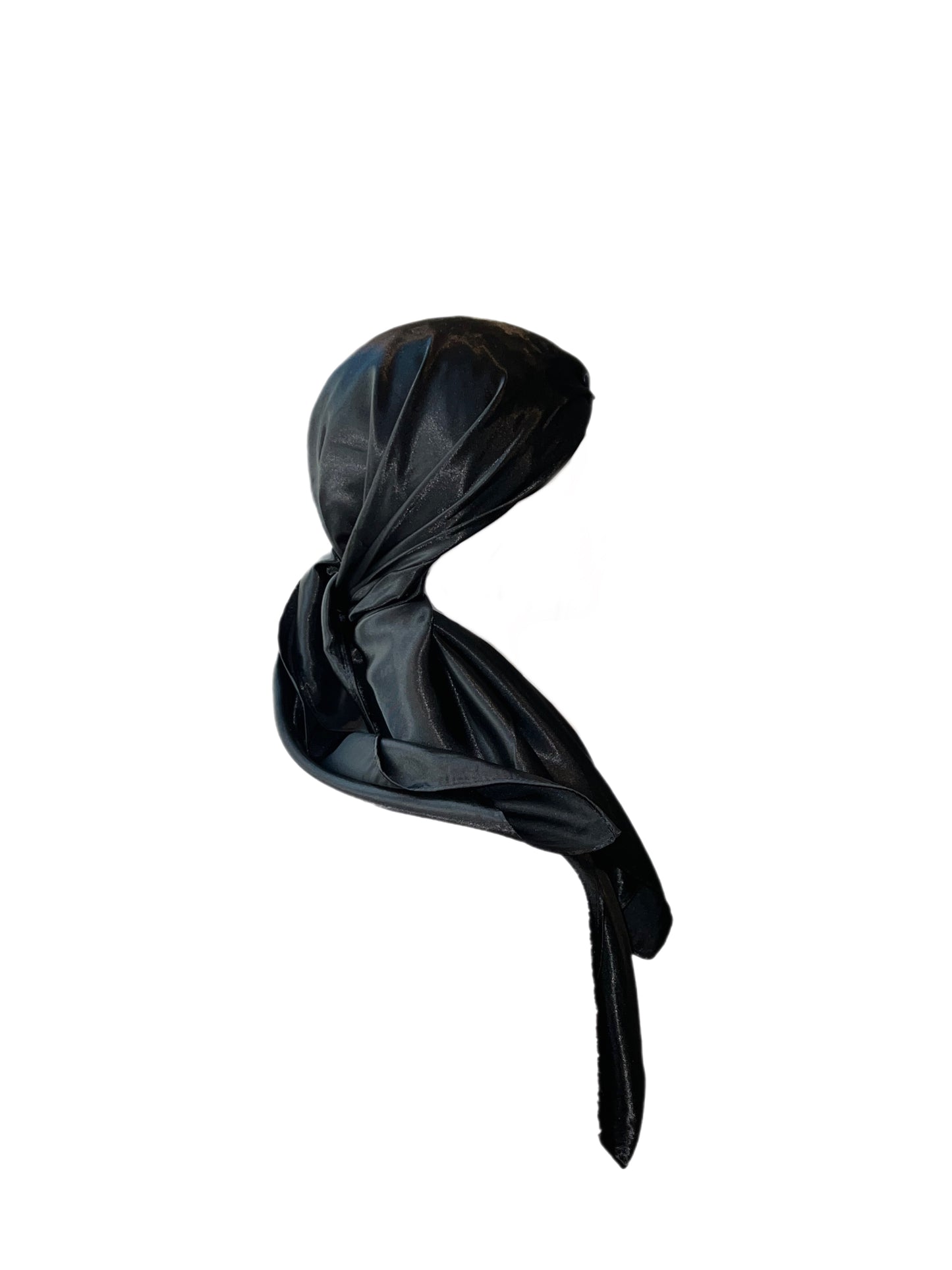 The Perfect Doobie Black Hair Net Scarf Button