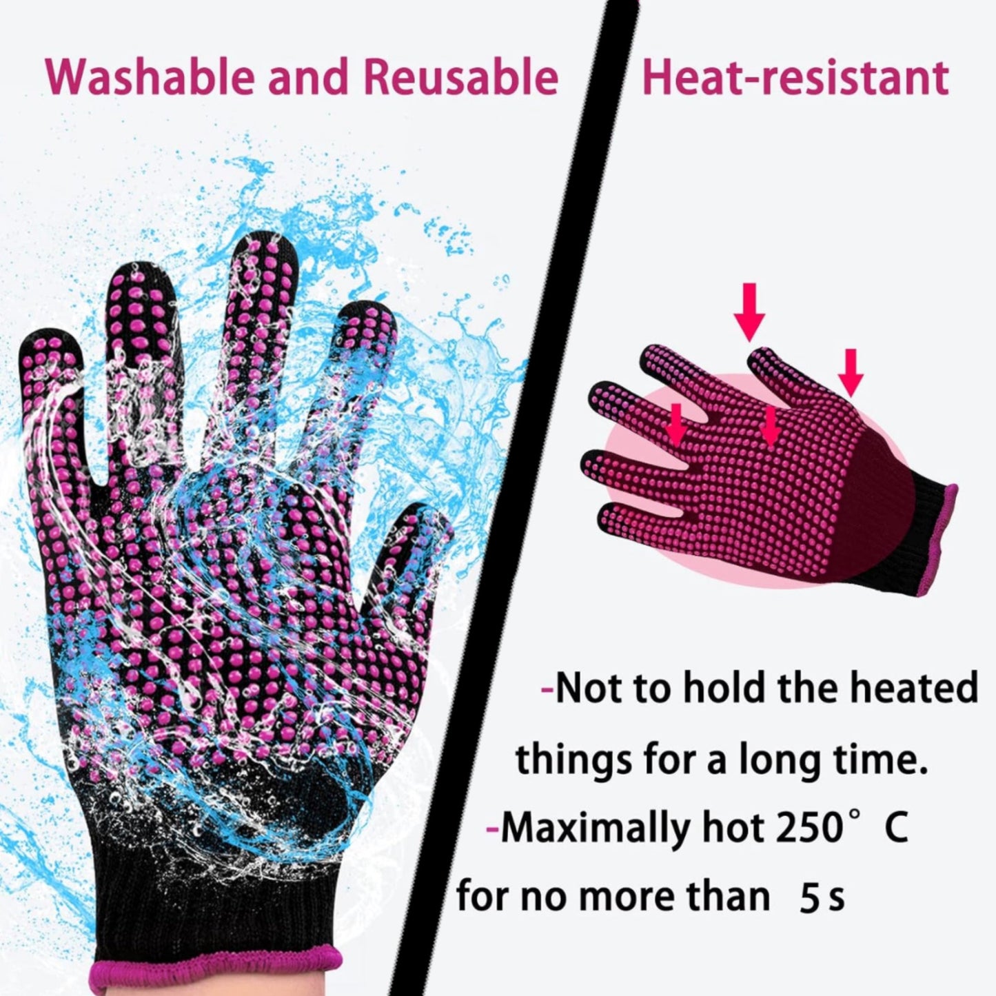 Heat Resistant Gloves 2Pcs
