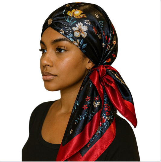 Flora Bloom Red Black