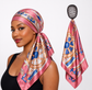 April 2-in-1 Satin Hair Wrap & Detachable Hair Net